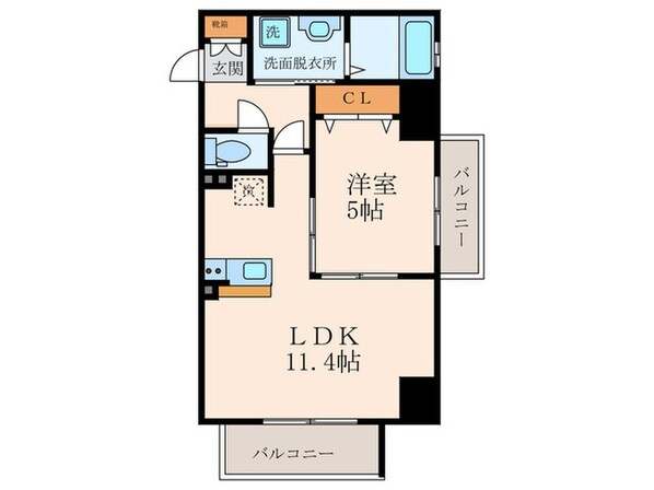 ファーストエフレシア杭瀬本町の物件間取画像